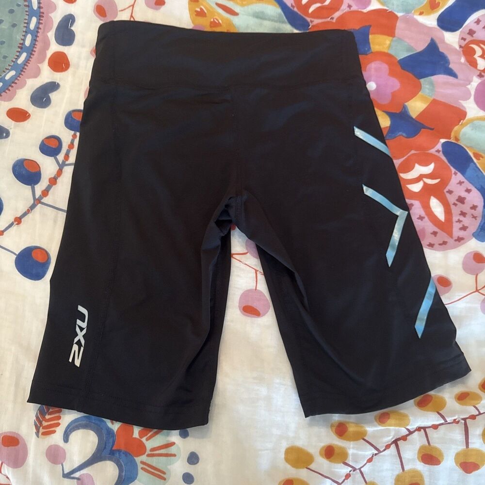 2XU Blue Ice X Compression Training Shorts Women's Small